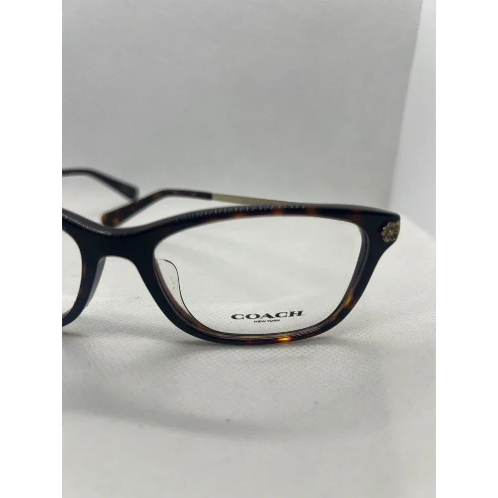 Coach HC 6142F Dark Tortoise Eyeglasses Frames 5120 53-16-140 Womens Rectangular